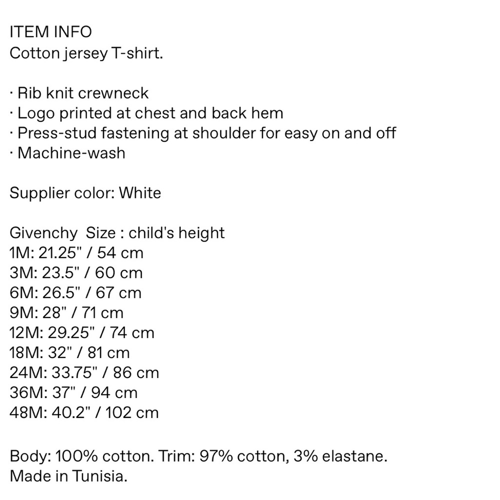 Givenchy White Short Sleeve Tee - Picture 4 of 8